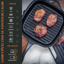 Ver imagem 5 de Frigideira Grill Quadrada Panelamineira Cabo Ferro 26cm 1,8l