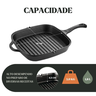 Frigideira Grill Quadrada Panelamineira Cabo Ferro 26cm 1,8l - 4