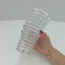 Ver imagem 7 de Vaso Decorativo Enfeite Casa Redondo Home&Co Eco Crystal 18x10x10cm Transparente