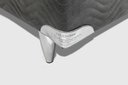 Ver imagem 2 de Base de Cama Box Camurca Cinza Solteiro 88 Cm (larg) Alto - 42866