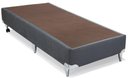 Ver imagem 1 de Base de Cama Box Camurca Cinza Solteiro 88 Cm (larg) Alto - 42866