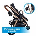 Ver imagem 6 de Carrinho de Bebe 3 em 1 Apolo Preto - Passear Baby