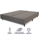 Ver imagem 2 de Cama Box King Premium Mola Ensacada com Espuma D33 e Viscoelástica Nasa 193x203x72cm Bf Colchões