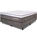 Ver imagem 1 de Cama Box King Premium Mola Ensacada com Espuma D33 e Viscoelástica Nasa 193x203x72cm Bf Colchões