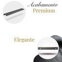 Ver imagem 2 de Kit 20 Puxador Drop Alumínio Porta Gaveta Móveis Planej 30cm - Titanio