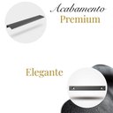 Ver imagem 3 de Kit 20 Puxadores Drop 30 cm Alumínio de Sobrepor para Móveis Titânio