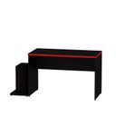 Ver imagem 3 de Mesa Gamer Escrivaninha 1200x600 Netmobil - Vermelho