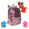 Mochila Escolar UP4YOU Petit Slime 3 Bolsos de Costas Bolsa Colorida Passeio Escola Menina Criança L - 1