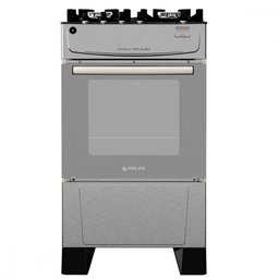 Fogão 4 Bocas A Gás Atlas Mônaco Top Glass Inox Bivolt - 1