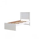 Ver imagem 3 de Cama Barcelona para Quarto Solteiro Flex Color Branco-preto