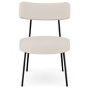 Ver imagem 3 de Poltrona Decorativa Para Sala De Estar Base Fixa Londres F01 Linho Bege - Lyam Decor