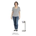 Ver imagem 7 de Lixeira e Porta Papel Higiênico de Chão Luxe em Aço D09 Preto - Mpozenato