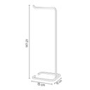 Ver imagem 5 de Lixeira e Porta Papel Higiênico de Chão Luxe em Aço D09 Preto - Mpozenato