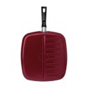Ver imagem 2 de Panela Bistequeira Alumínio 26cm 1,0l Tramontina Grill Chapa Vermelha:vermelho