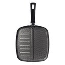 Ver imagem 3 de Panela Bistequeira Alumínio 26cm 1,0l Tramontina Grill Chapa Vermelha:vermelho
