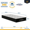 Ver mais imagens de Cama Box com Colchao de Espuma D45 Ortobom Airtech 150 + Auxiliar de Espuma Unique Solteiro 88cm