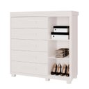 Ver imagem 2 de Comoda Londres Fenix 100% Mdf Branco