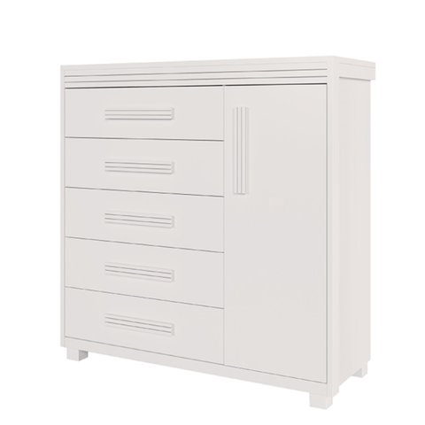 Comoda Londres Fenix 100% Mdf Branco