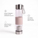 Ver imagem 2 de Garrafa de Vidro com Infusor de Chá 450ml Bege
