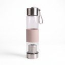 Ver imagem 1 de Garrafa de Vidro com Infusor de Chá 450ml Bege