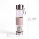Ver imagem 5 de Garrafa de Vidro com Infusor de Chá 450ml Bege