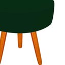 Ver imagem 4 de Puff Decorativo Lavinia Suede Pes Castanho Verde