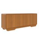 Ver imagem 5 de Aparador Buffet 4 Portas com LED Arcus 218 cm Orgânico - Cedro