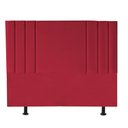 Ver imagem 2 de Cabeceira Estofada Grécia 160CM Queen Suede Vermelho - D A DECOR