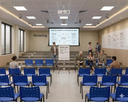 Ver imagem 1 de Cadeiras ISO para Escolas Escritório e Comércio Azul Base Preta Kit com 6