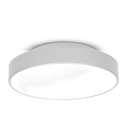 Ver imagem 1 de Plafon Painel Sobrepor Luminária Redondo Sala Jantar Quarto 35cm 2 Lâmpadas 7652 Branco