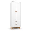 Ver imagem 2 de Guarda-Roupa 2 Portas 2 Gavetas Magia Branco