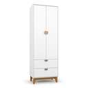 Ver imagem 2 de Guarda-Roupa 2 Portas 2 Gavetas Magia Branco