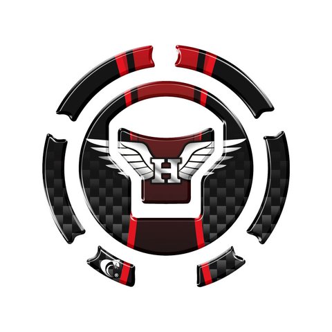 Adesivo Bocal Cb Twister Cg Titan / Fan / Start 160 +2018 Asa Vermelho