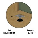 Ver mais imagens de Armário Alto para Escritório 2 Portas com Chave 160cm Linha P15