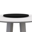 Ver imagem 2 de Prato Giratório para Mesa de Jantar 65cm MDF com Vidro Lissa N01 Preto - Lyam Decor
