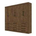 Ver imagem 1 de Guarda-Roupa Casal 6 Portas e 12 Gavetas Mônaco D'Doro Móveis - Ypê D'Doro Móveis