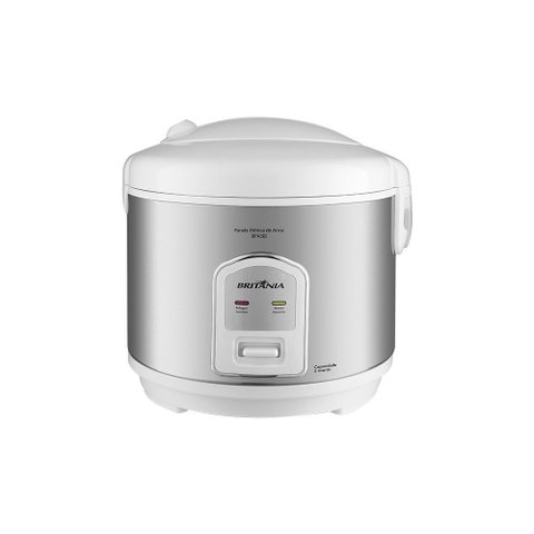Panela Elétrica de Arroz Britânia Bpa5bi Inox / Branca 220v