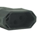 Ver imagem 4 de Plug Fêmea 2P+T 10A 250V Cinza Axial Com Prensa Cabo Pial