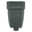 Ver imagem 1 de Plug Fêmea 2P+T 10A 250V Cinza Axial Com Prensa Cabo Pial