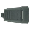 Ver imagem 2 de Plug Fêmea 2P+T 10A 250V Cinza Axial Com Prensa Cabo Pial
