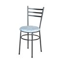 Ver imagem 3 de Cadeira para Mesa Epoxi Preta Craqueada Assento Floral:happy Hour