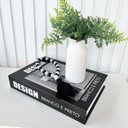 Ver imagem 3 de Decoração sala quarto livro design + vaso branco + colar