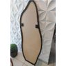 Espelho Orgânico Moldura em Couro 150x60 E06 Corpo Inteiro Quarto Grande Moderno Luxo Couro Caramelo - 4
