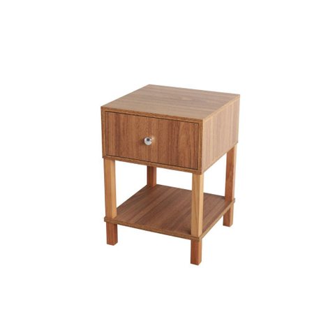 Mesa de Cabeceira Evo Freijó 1 Gaveta Alta