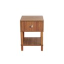 Ver imagem 3 de Mesa de Cabeceira Evo Freijó 1 Gaveta Alta