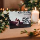 Ver imagem 2 de Cofre Pix Dos Noivos Nossa Lua de Mel com Qr Code para Festa de Casamento