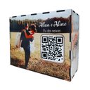 Ver imagem 6 de Cofre Pix Dos Noivos Nossa Lua de Mel com Qr Code para Festa de Casamento