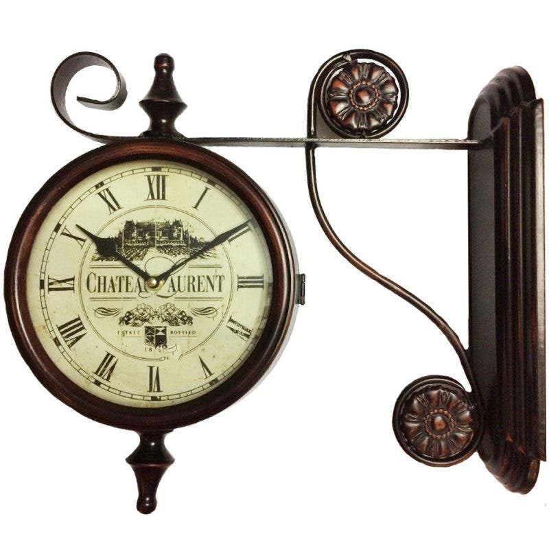 Relógio De Parede Estação Chateau Aurent - 1