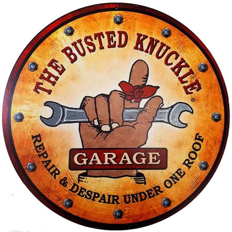 Placa Decorativa Mdf Garage Busted Knuckle - 1