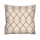 Ver imagem 1 de Capa de Almofada Decorativa Abstrata Ocre para Sofá 100% Algodão - 45x45cm